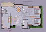 create 2d colored floor plan in high quality